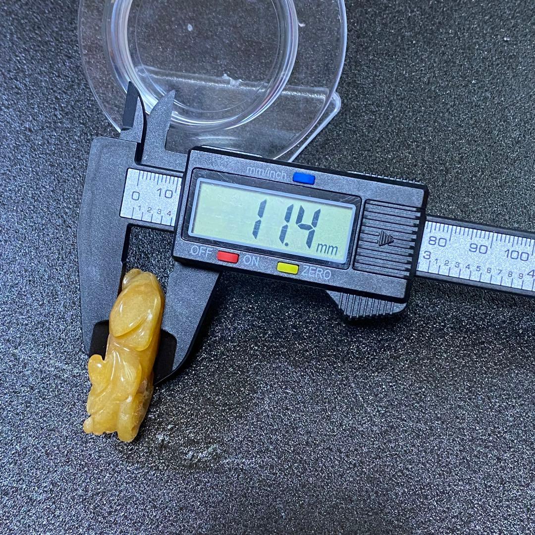 黄色翡翠 3点セット風水開運 黄玉貔貅 財運守護 天然石彫刻　一点物