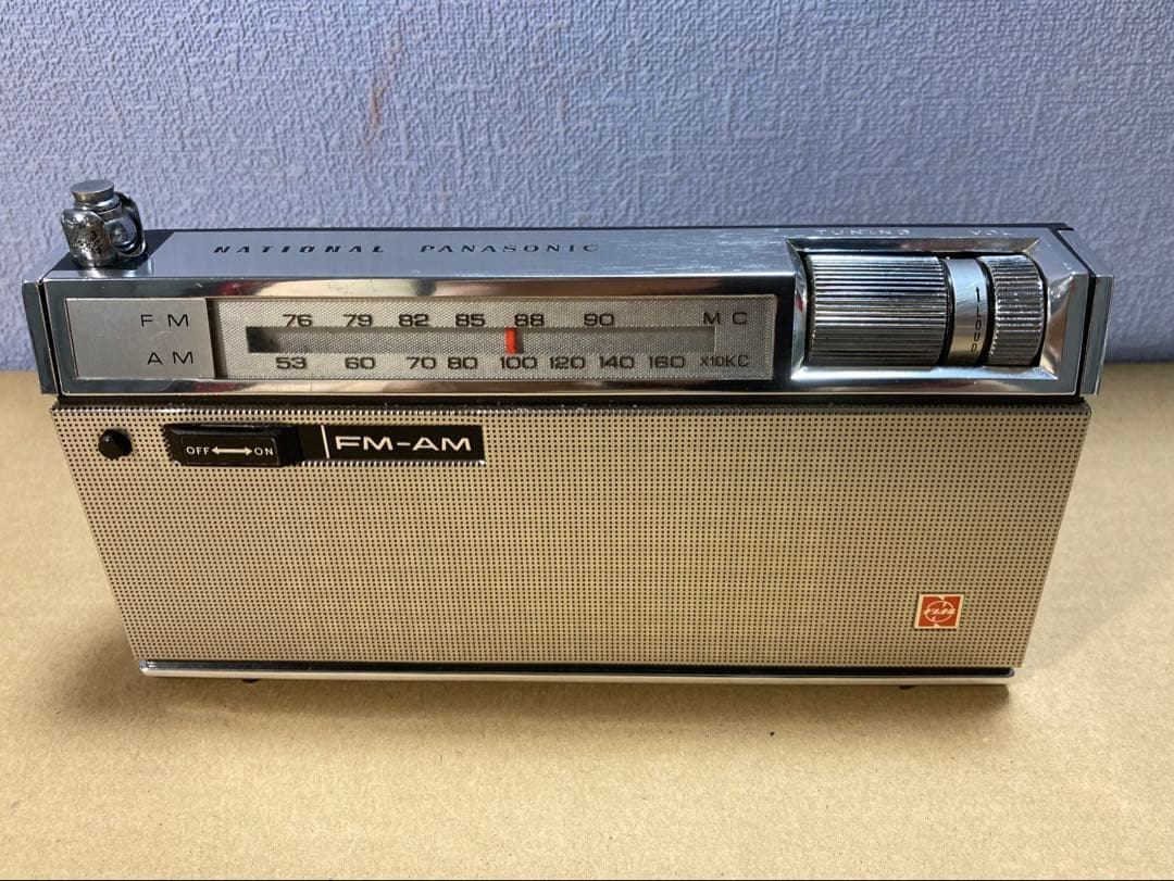 《完動品》昭和NationalPanasonicFM/AMラジオRF-800