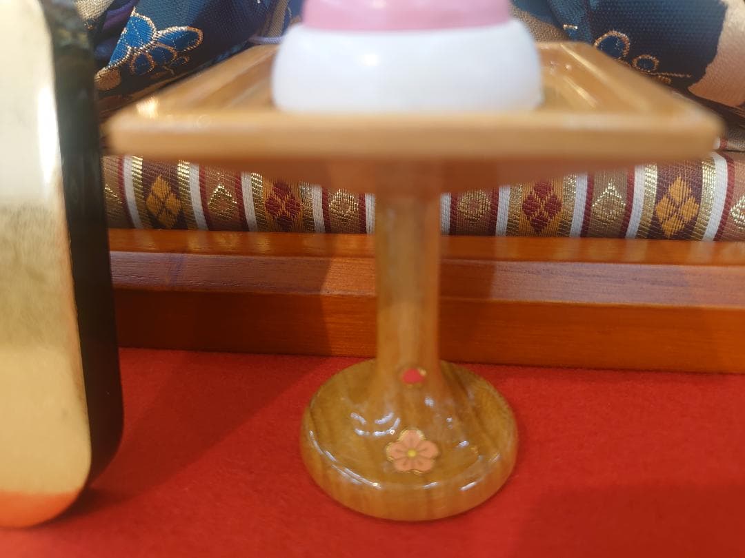 ●タイムセール●新品●　おひなさまフルセット　さくら柄金襴衣装と金屏風