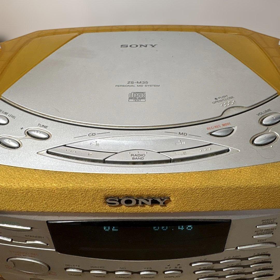 SONY ZS-M35 CD・MD・ラジオ機能付き