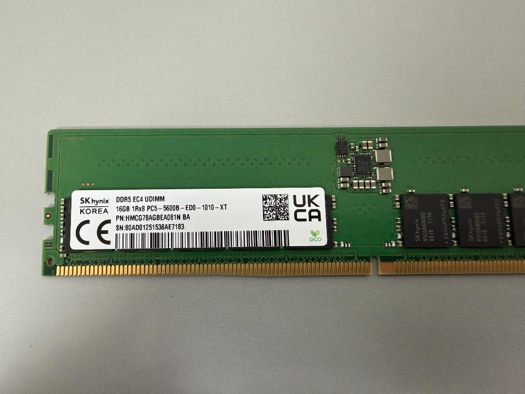 【32GB】SK hynix DDR5 16GB×2 PC5-5600
