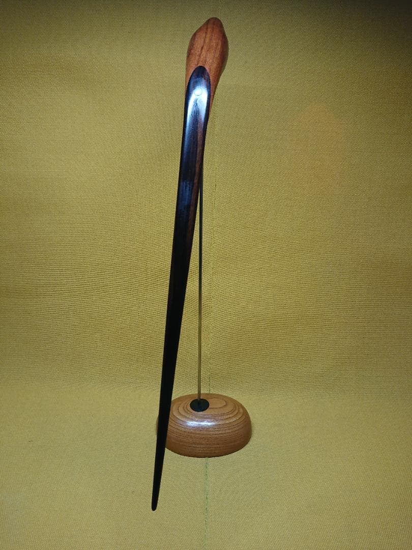 【美品】トリ　鳥　木彫　ビンテージ　置物　インテリア　工芸品　美術品　A2832