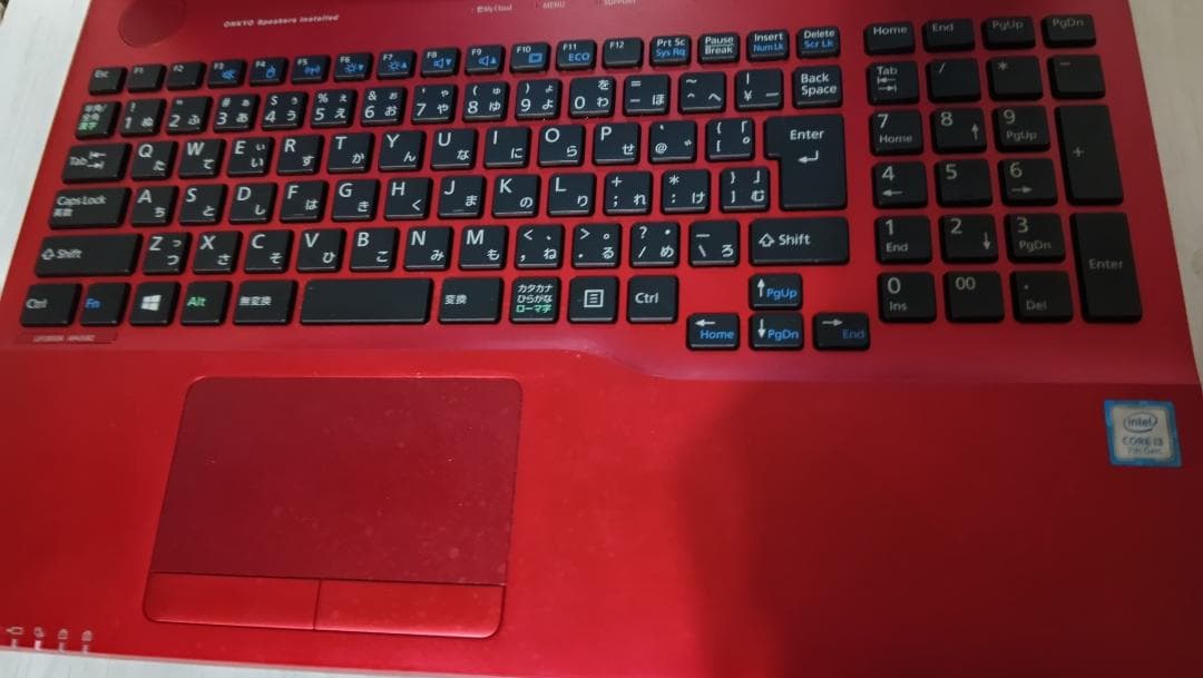 Fujitsu LifeBook AH45/B2 7世代i3 ガーネットレッド