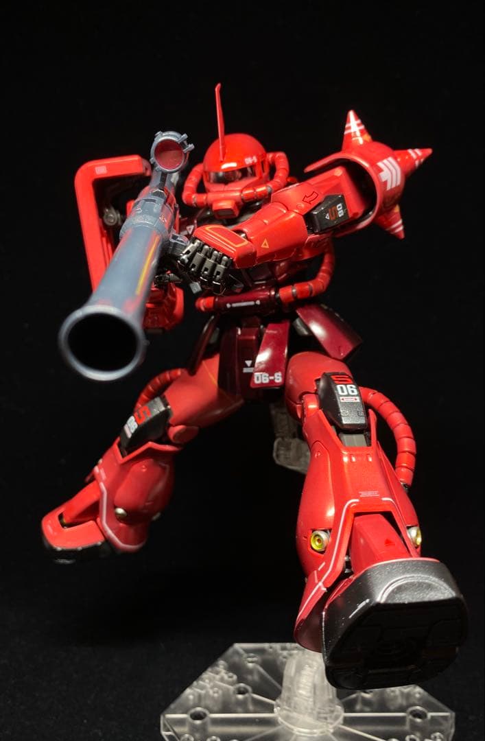 【ガンプラ完成品】　MG ザクⅡ （シャア専用Ver.2）