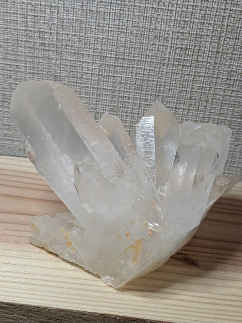 ヤ*実様 大きめ太めのマダガスカル産　レムリアン水晶クラスター　綺麗