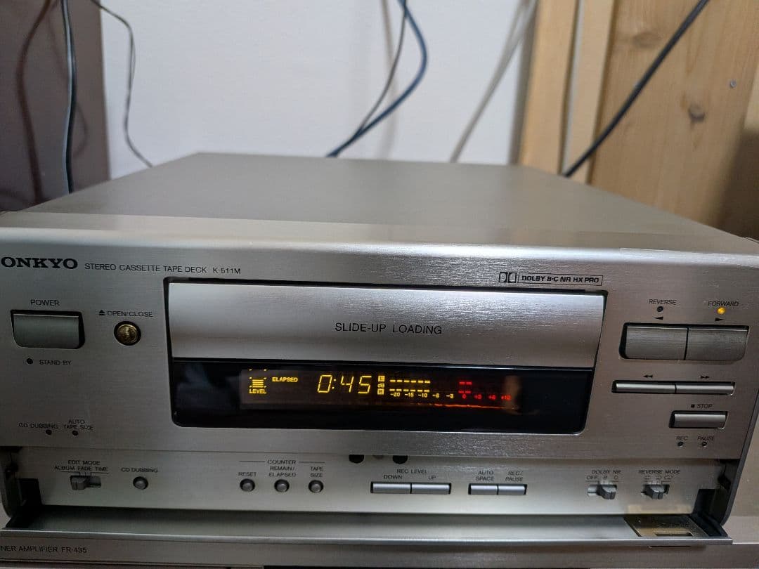 ONKYO k-511m カセットテープデッキ 日本製 ゴムベルト交換済