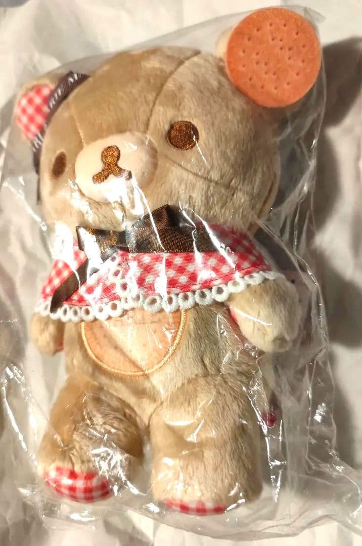 リラックマ　森永ビスケットコラボぬいぐるみ