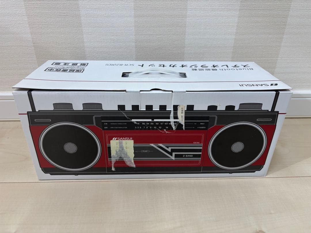 SANSUI Bluetooth 搭載 カセットテープ プレイヤー SCR-B2