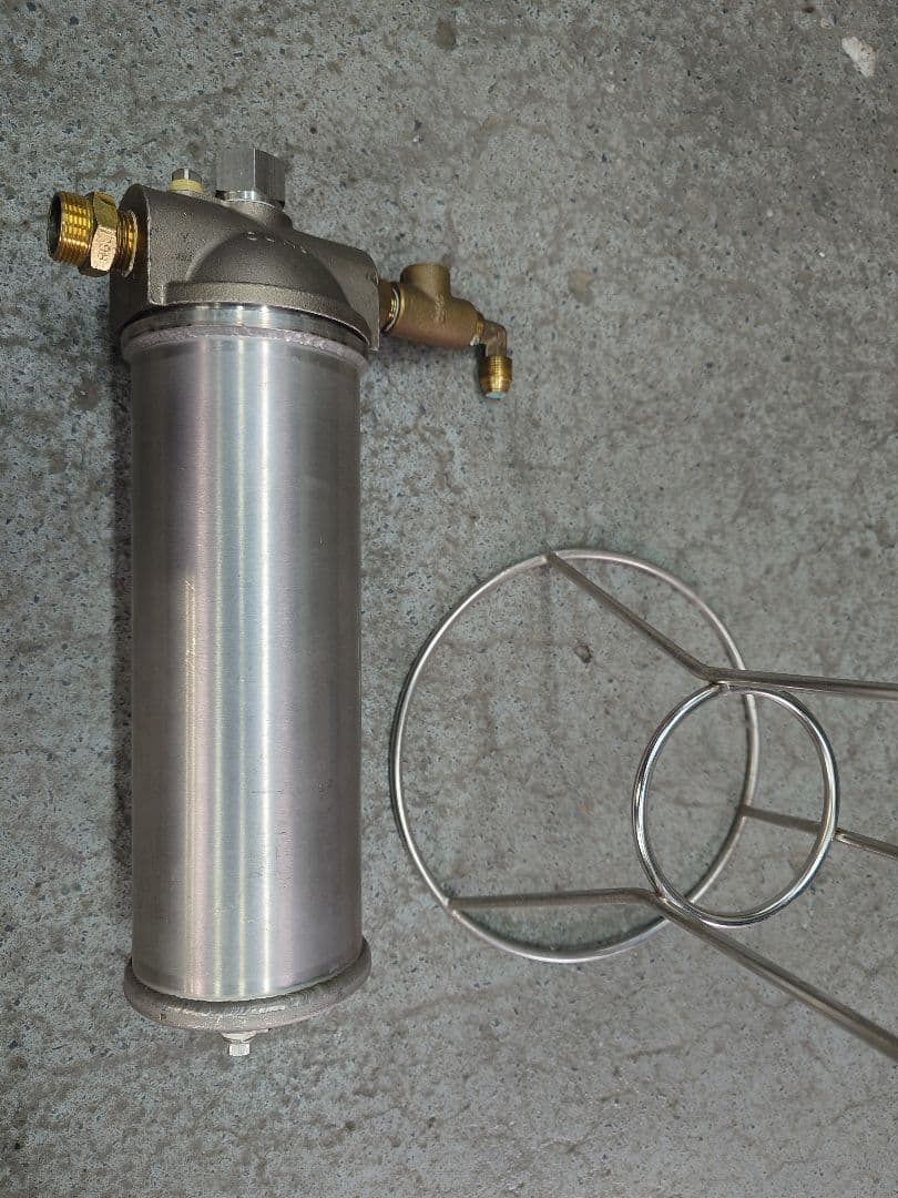 フィルターハウジング（工業用） Φ65×250 内径Φ30フィルター用