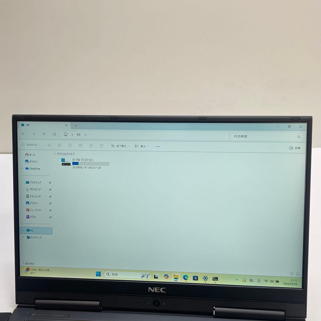 Windowsノート本体 #071 NEC LAVIE HZ550/L i5-8250U 8Gb 256G