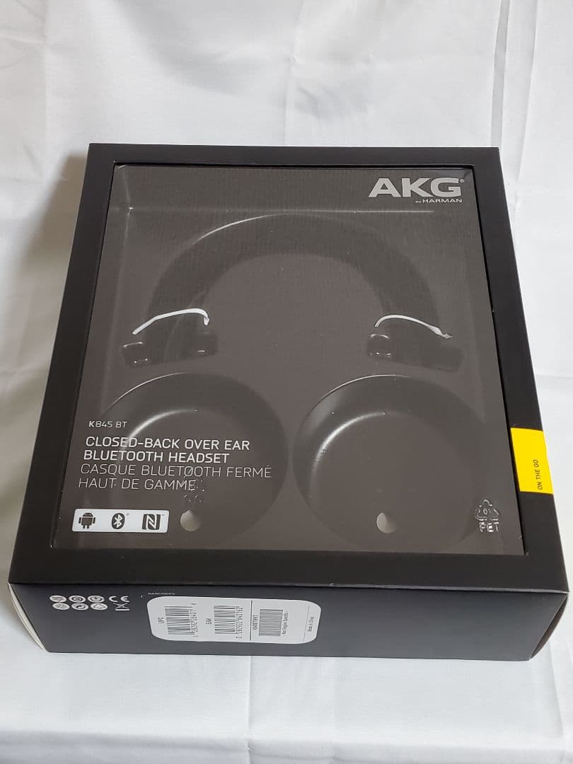 【動作確認済】AKG 無線ヘッドホン K845BT ホワイト 訳あり