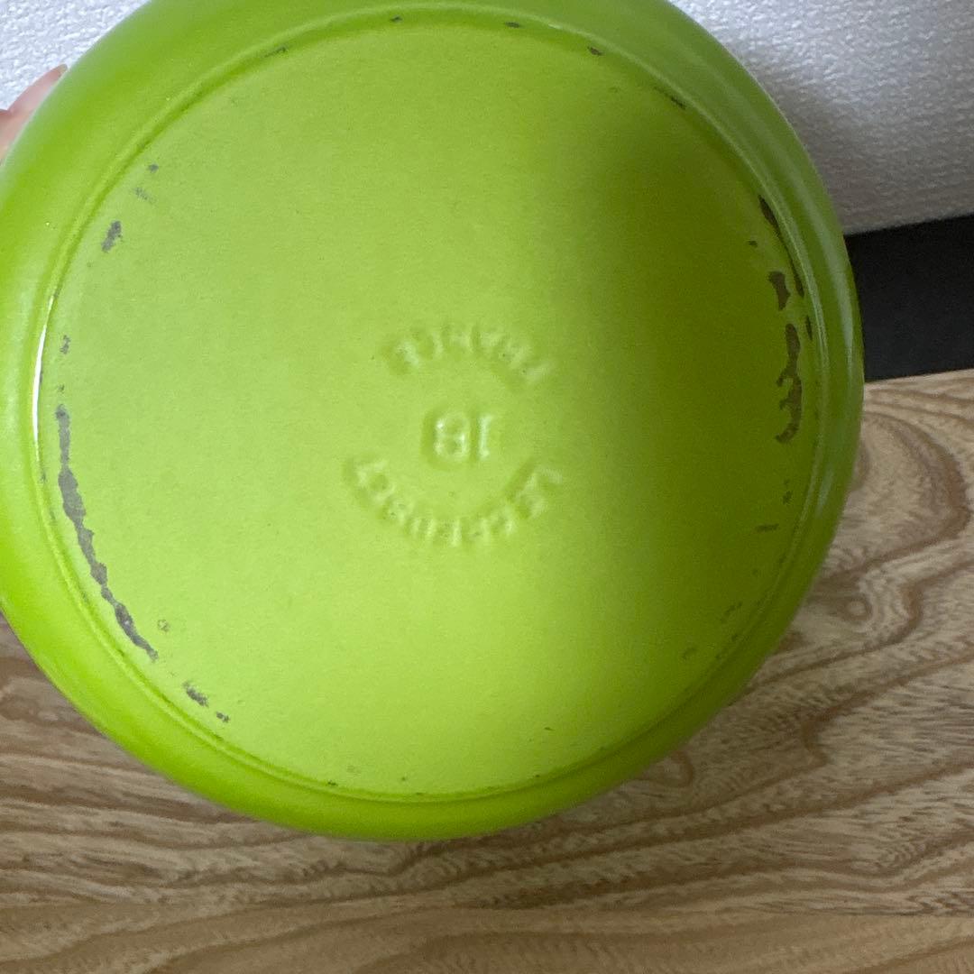 LE CREUSET　ココット ロンド フルーツグリーン♡ 18cm