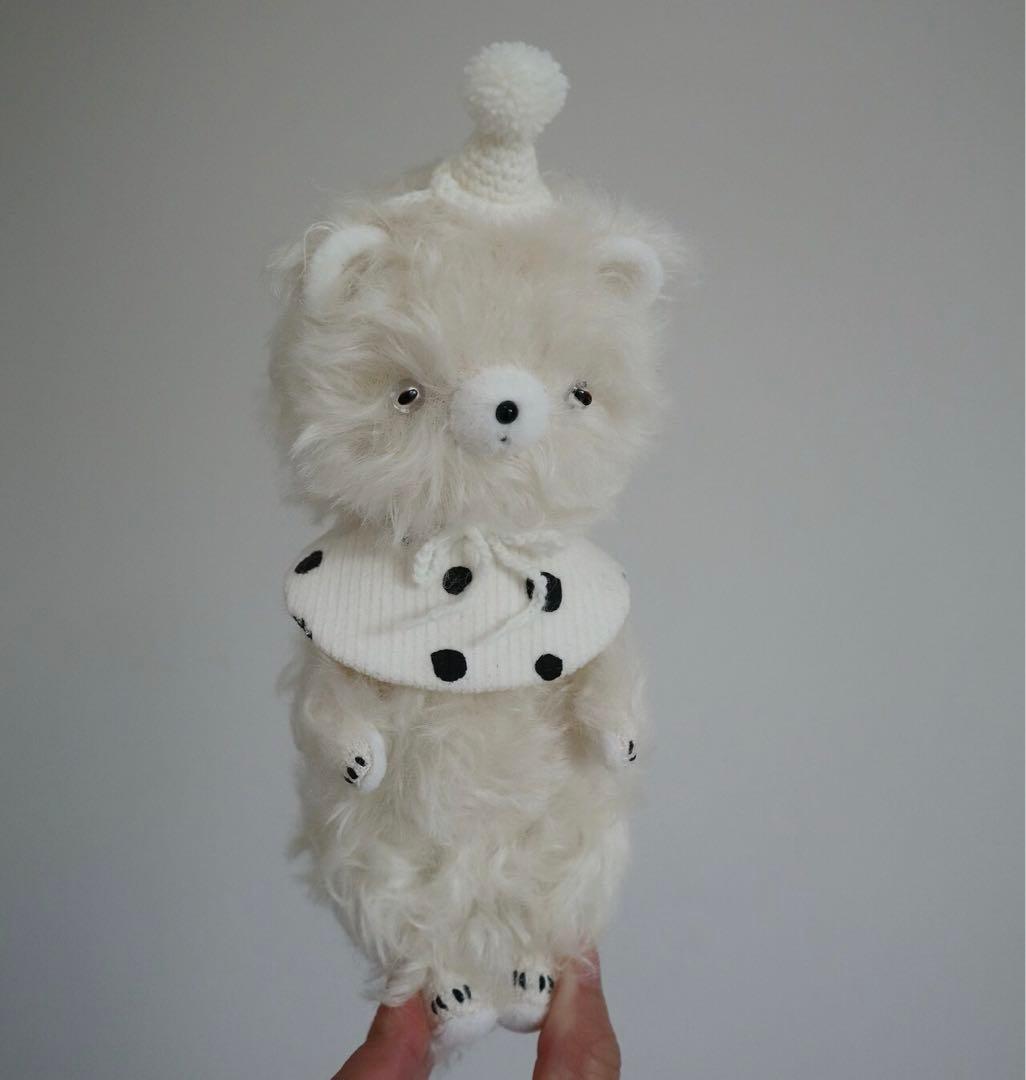 眠たそうな仔熊 アーティストベア テディベア 海外作家様 ハンドメイド