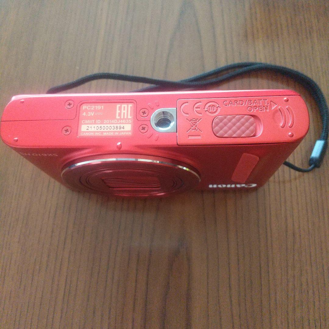 Canon SX610 HS コンパクトカメラ レッド 18倍光学ズーム