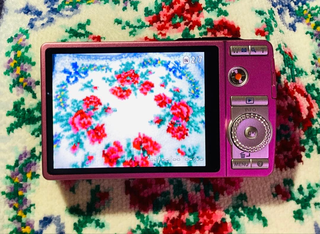 Olympus μ-7050 ピンク コンパクトデジタルカメラ