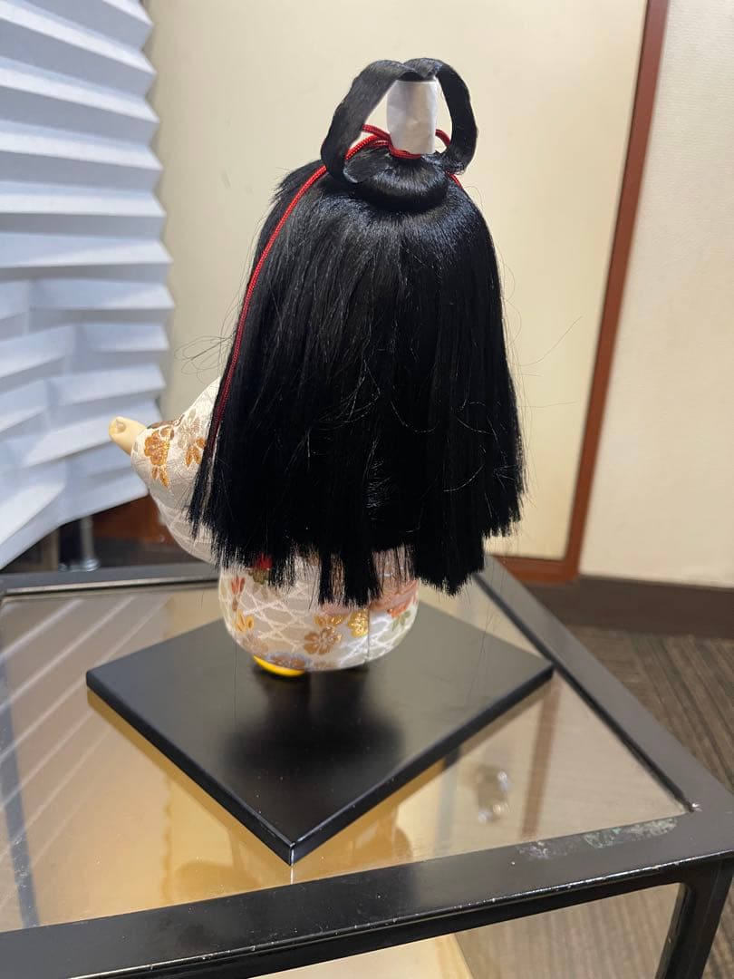 日本人形 ガラスケース付 和人形 着物人形 伝統工芸 昭和レトロ インテリア置物