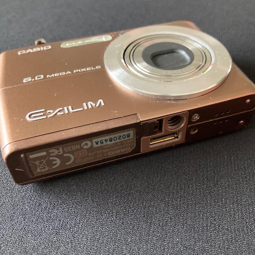 CASIO EXILIM EX-Z600 ブラウン CCDセンサー コンデジ