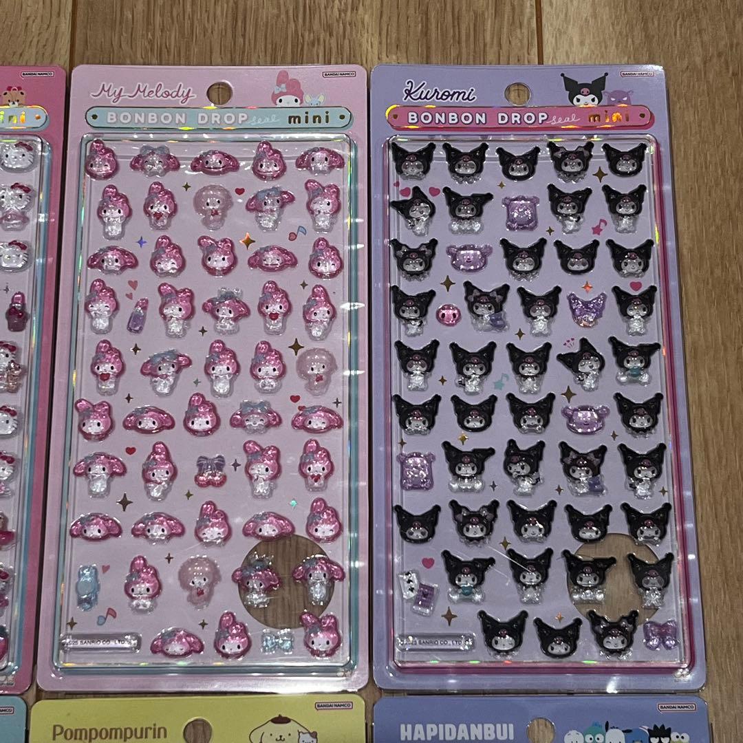 ボンボンドロップシール ミニ サンリオ 8種