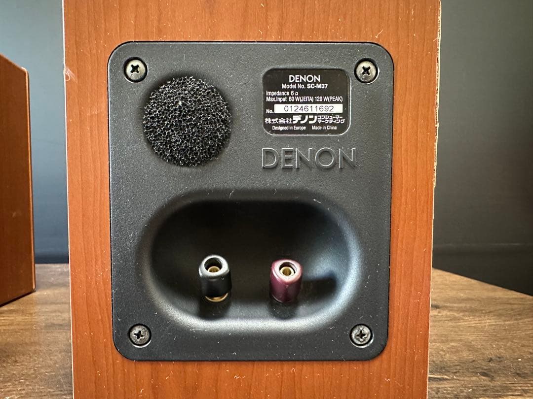 【動作良好】DENON・デノン・日本コロムビア・SC-M37・スピーカー