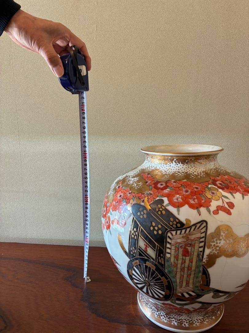 有田焼　錦額皿と花瓶のセット
