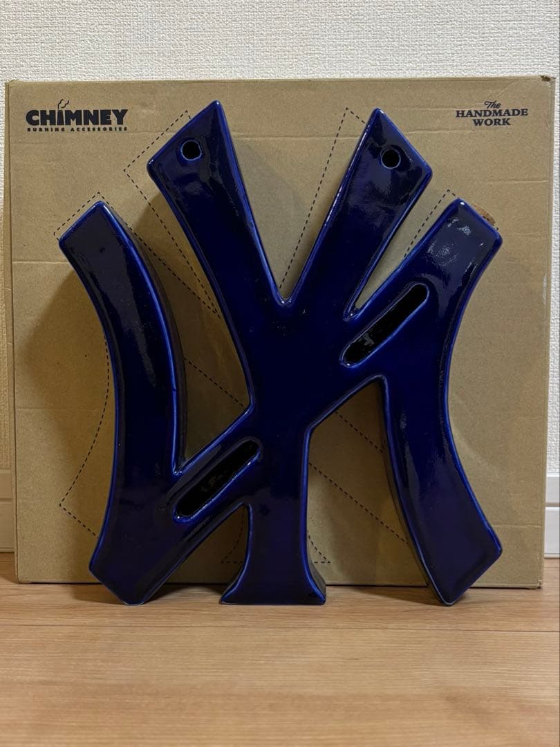 最終値下　即完 CHIMNEY BURNING NY ヤンキース お香立て