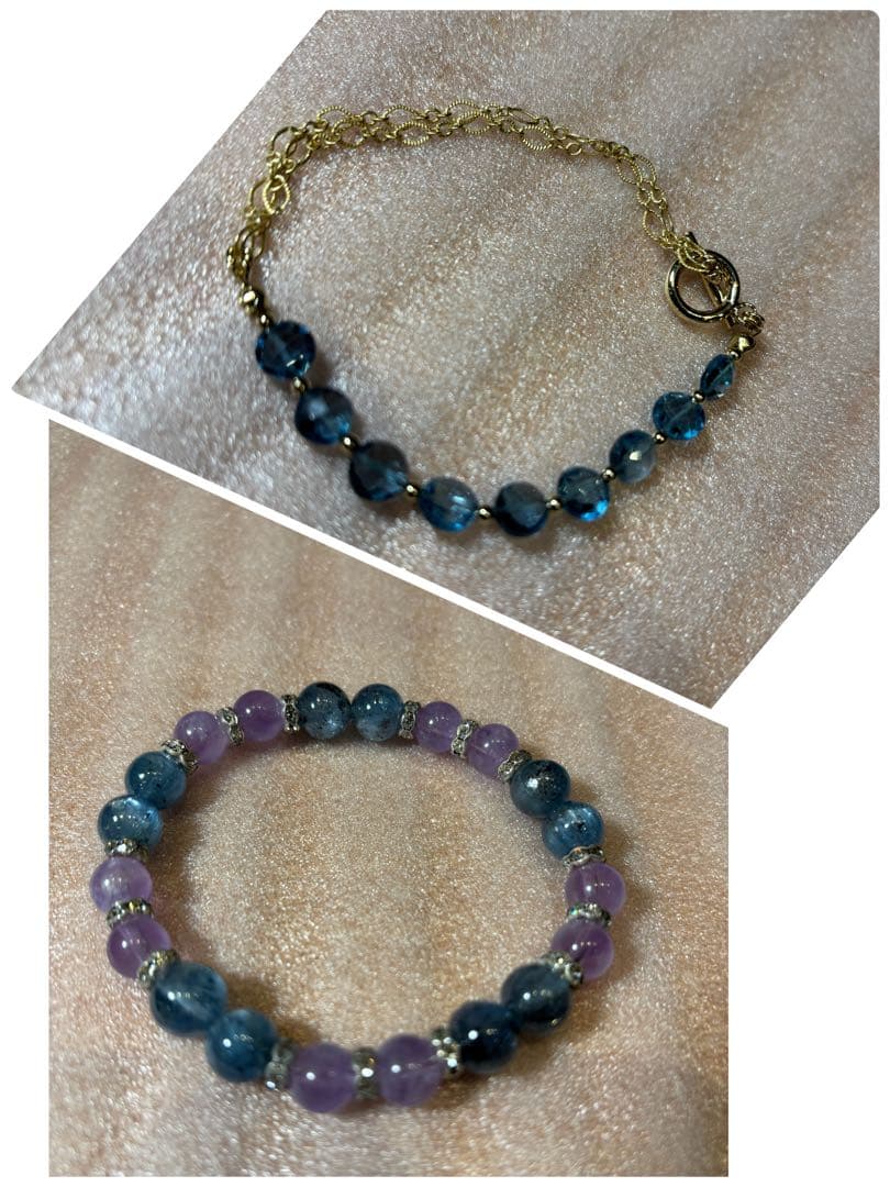 ハンドメイド ネックレス ブレスレット　パワーストーン