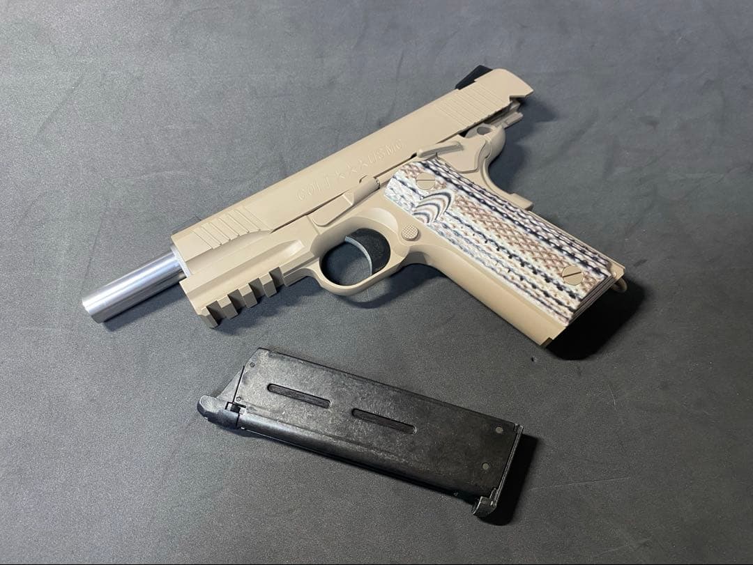 美品　東京マルイ M45A1 CQBピストル ガスブローバック ガスガン