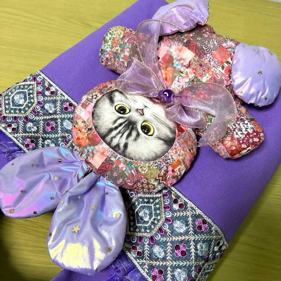 ゆ*ん様 コヤンイサムチョン　リバティ　インド刺繍リボン　帆布　バック横33縦2