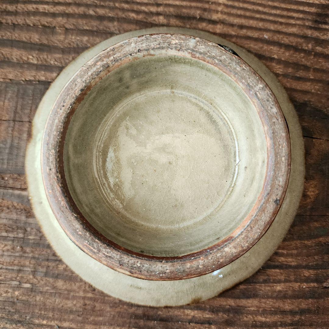 No.128　新品　やちむん　台皿　コンポート皿
