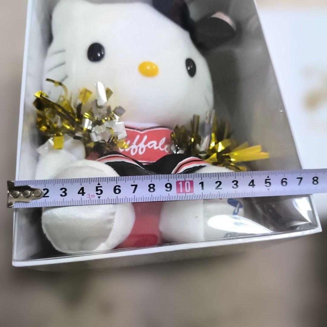 新品SANRIOキティぬいぐるみ　帝京大学グループ35限定チアガール箱付きレア