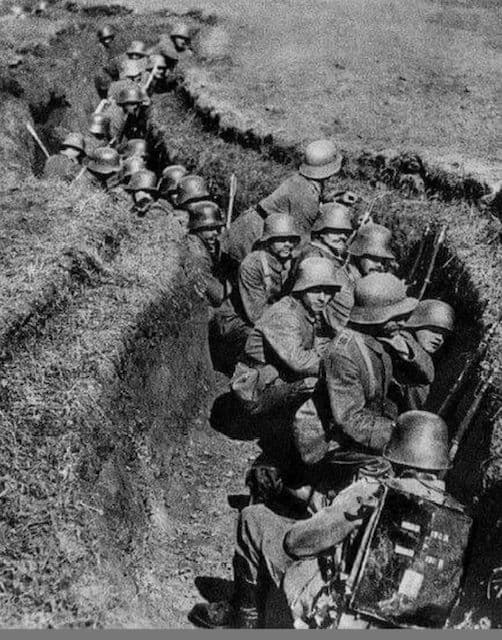 1914’s★ ドイツ帝国陸軍 ★塹壕ブローチ★政府公式支給品★塹壕戦の英雄