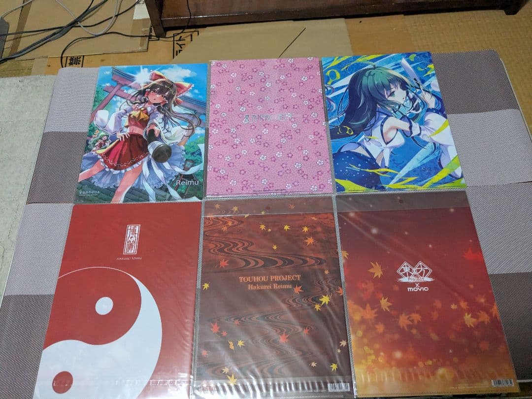 東方project　博麗霊夢 A4クリアファイル 14枚セット