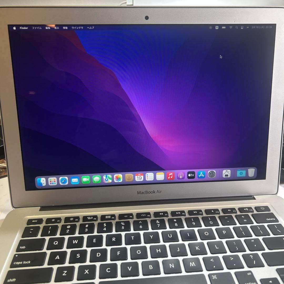 美品 MacBook Air A1466 Early2015 充電86回 箱付
