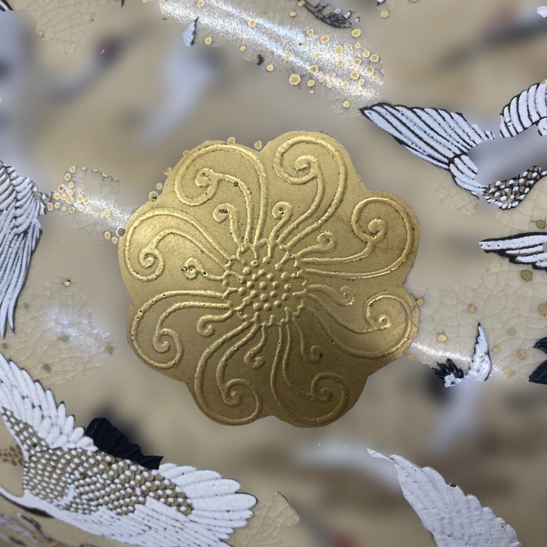 時代名品 薩摩焼 金襴手 飾壺 花器 特大約62cm