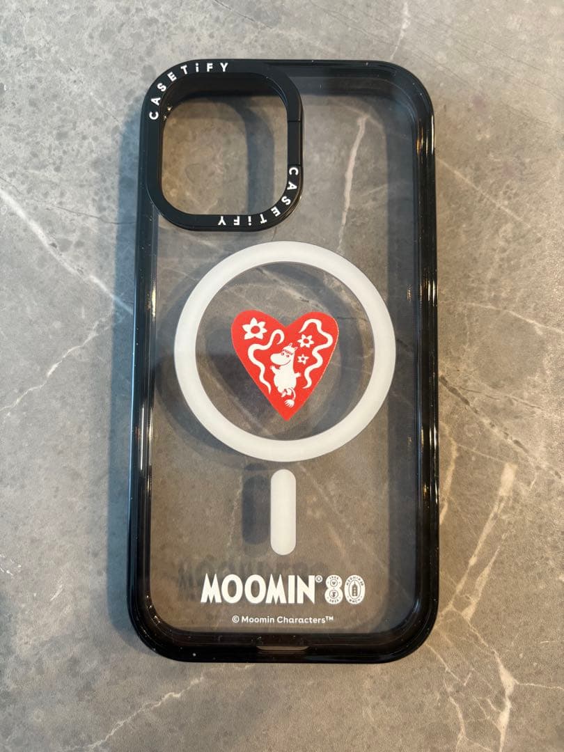 CASETiFY iPhone16ケース　インパクトリングスタンド　ムーミン