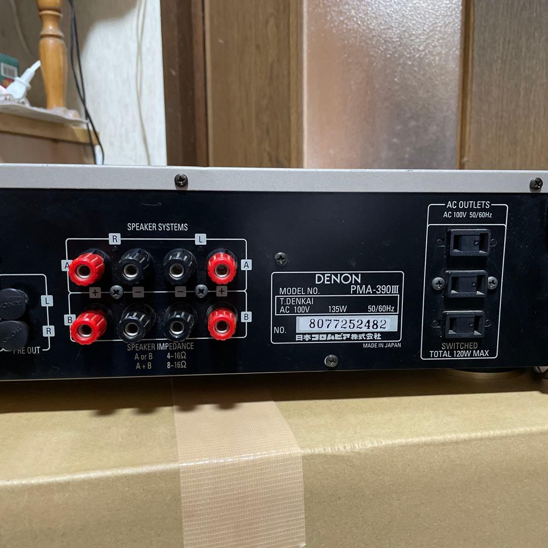 DENON PMA-390 Ⅲプリアンプ シルバー