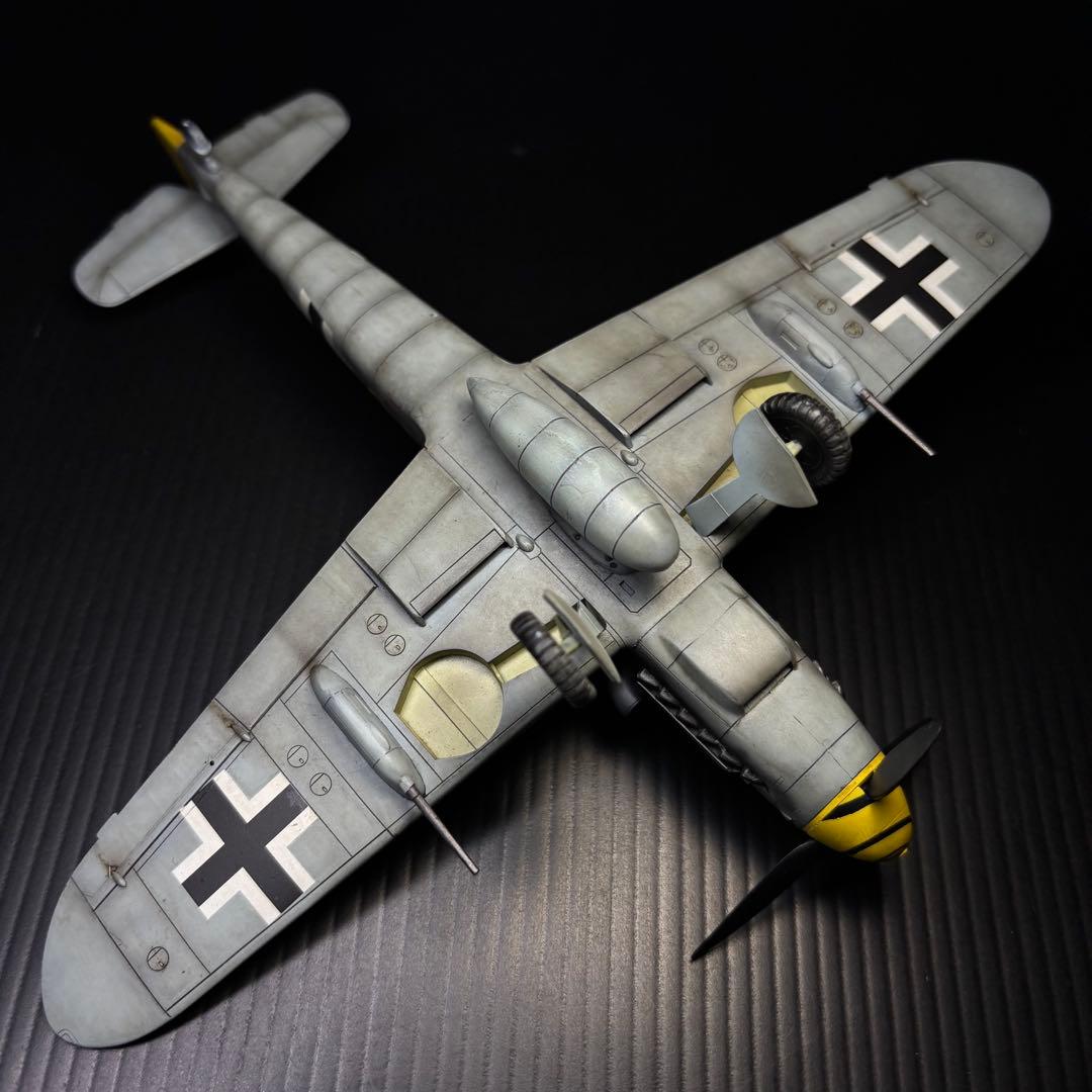 メッサーシュミットBf109G 1/48プラモデル完成作品