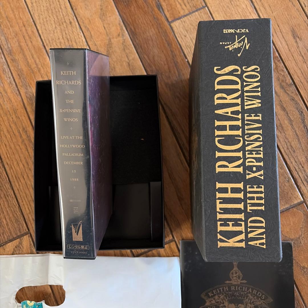 KEITH RICHARDS X-PENSIVE WINOS ストーンズVHS