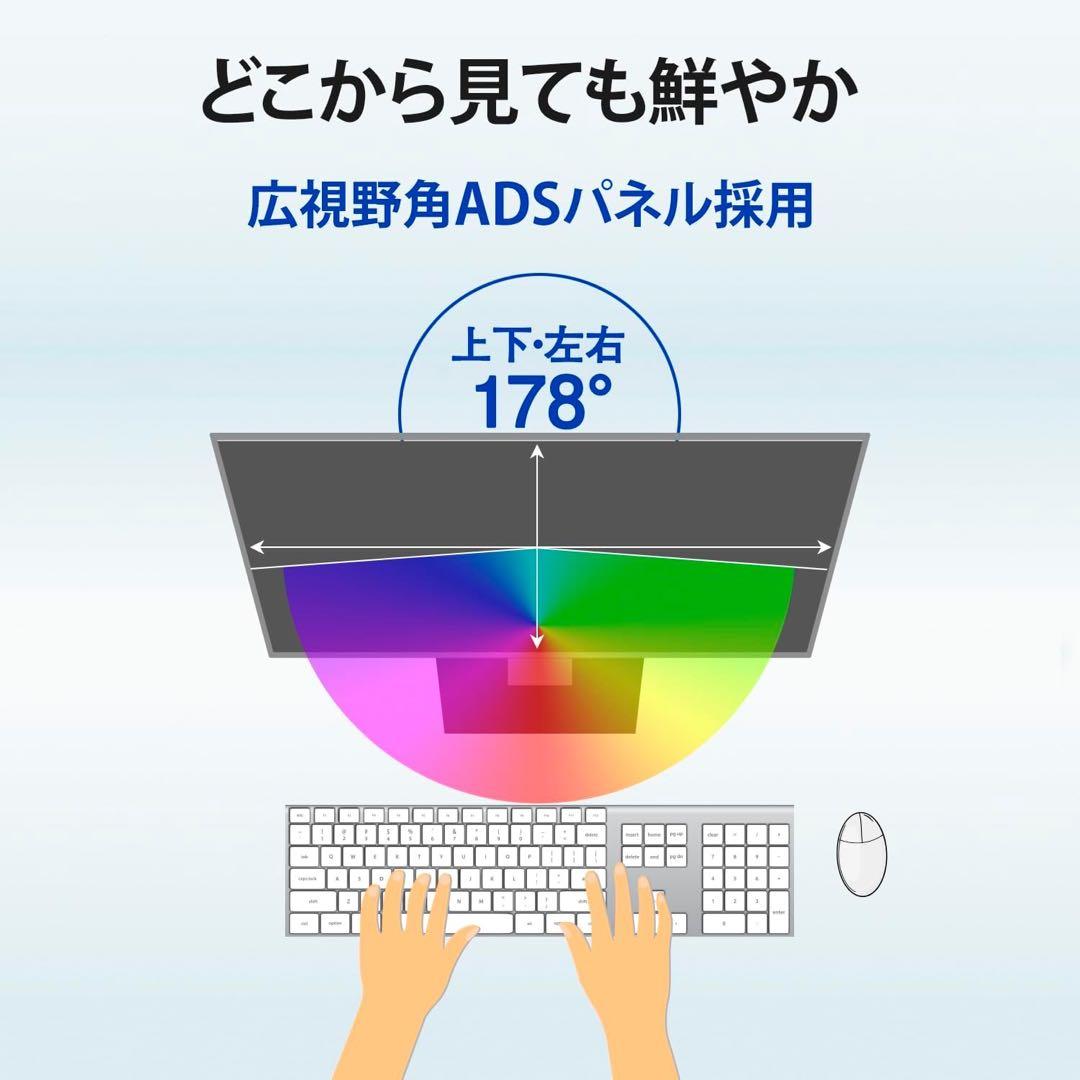 美品I-O DATA ホワイトディスプレイ 本体