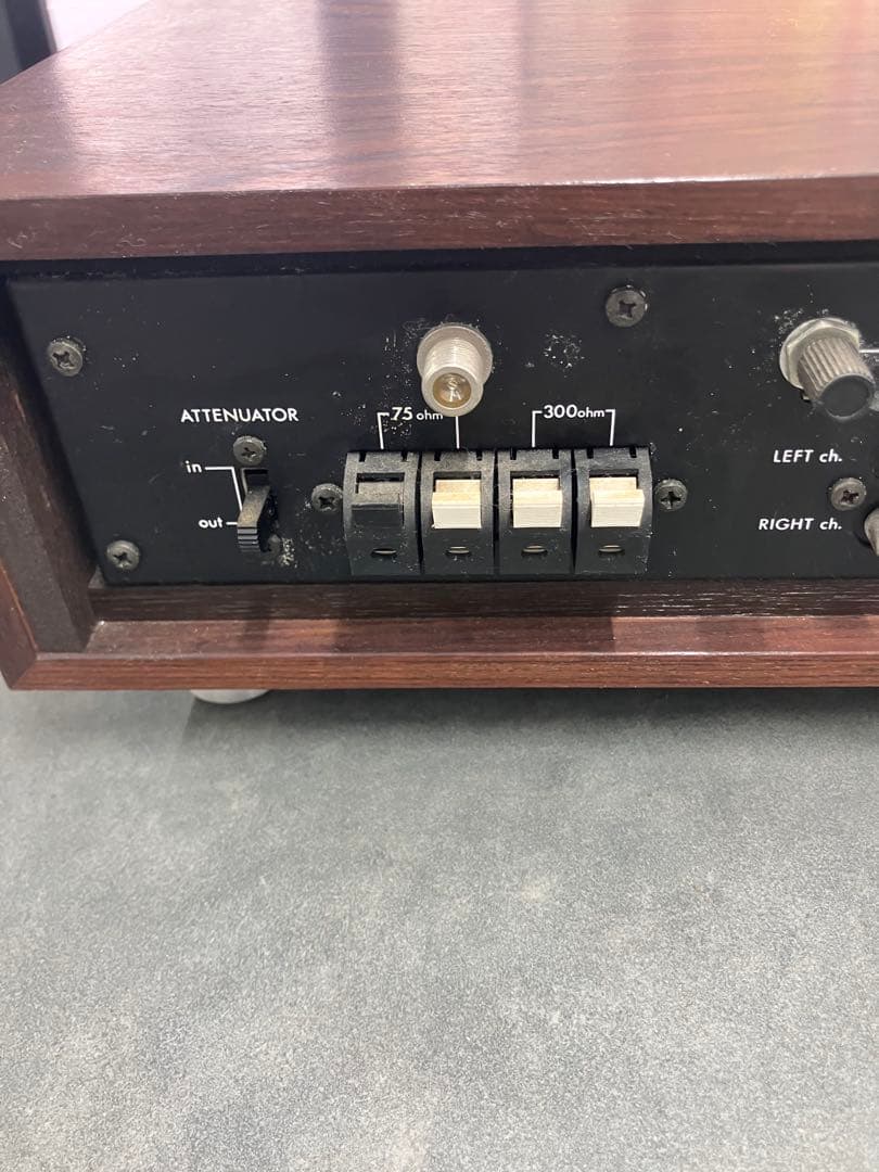 名機！LUXMAN ラックスマン T-110 FMステレオチューナー 通電確認済