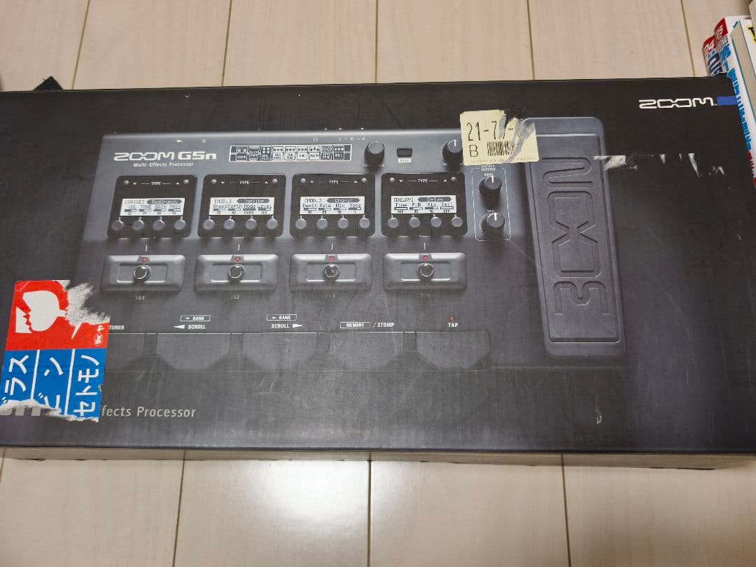zoom g5n マルチエフェクター　電源コード有り