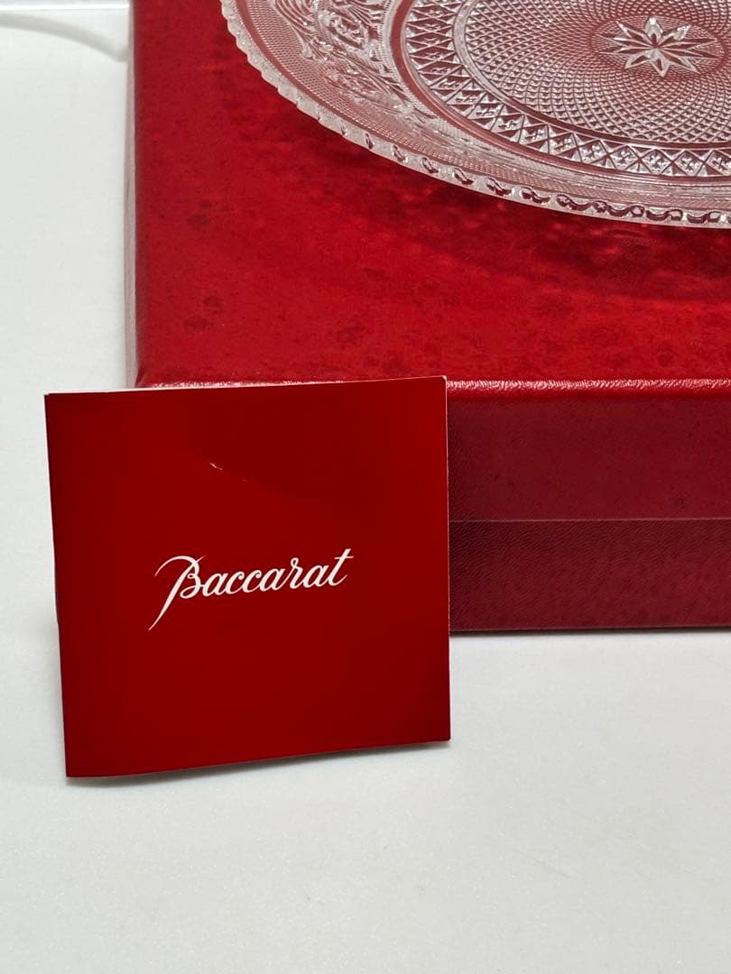 Baccarat バカラ　アラベスク　プレート　20cm