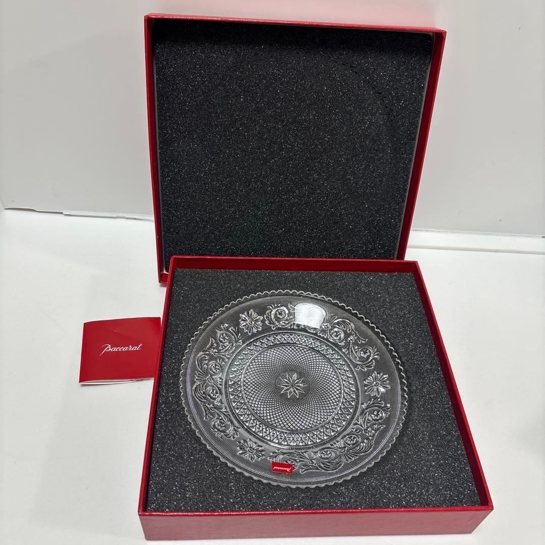 Baccarat バカラ　アラベスク　プレート　20cm
