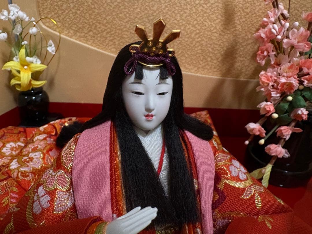 人形の秀月　平安絵巻雛　人形セット (飾り台なし)