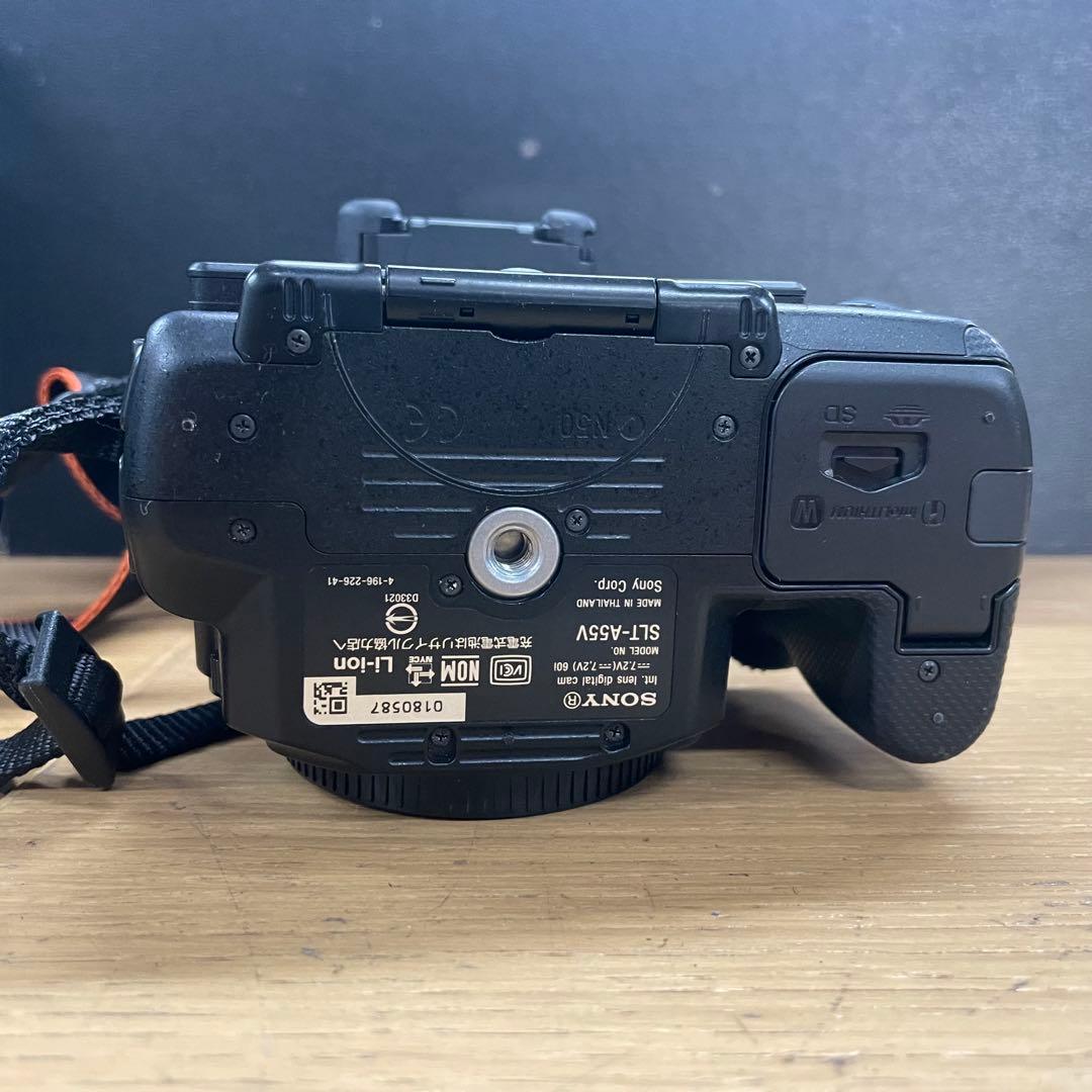 動作品 SONY α55 SLT-A55V 18-55mm 一眼レフ