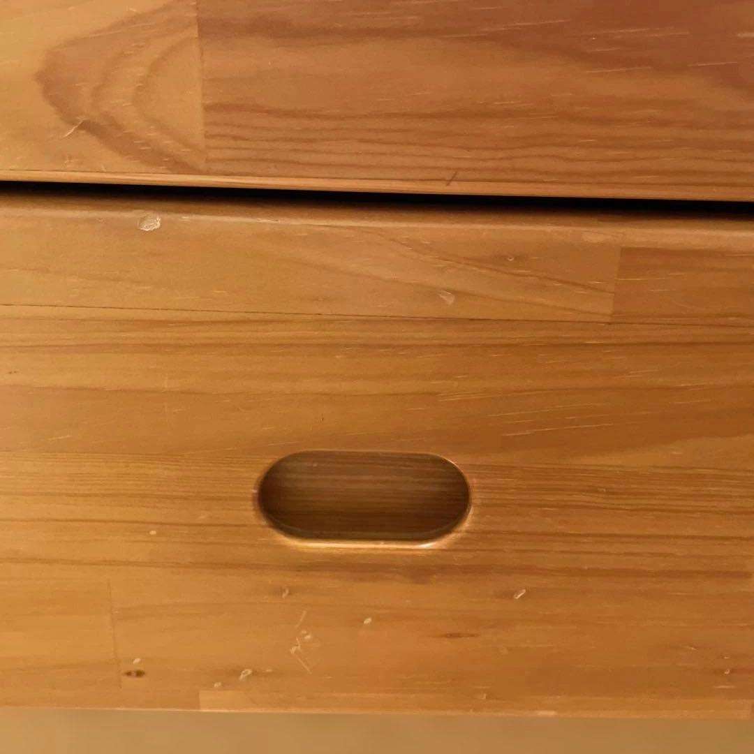 木製 6引き出しチェスト Ｈ60cm W 88cm