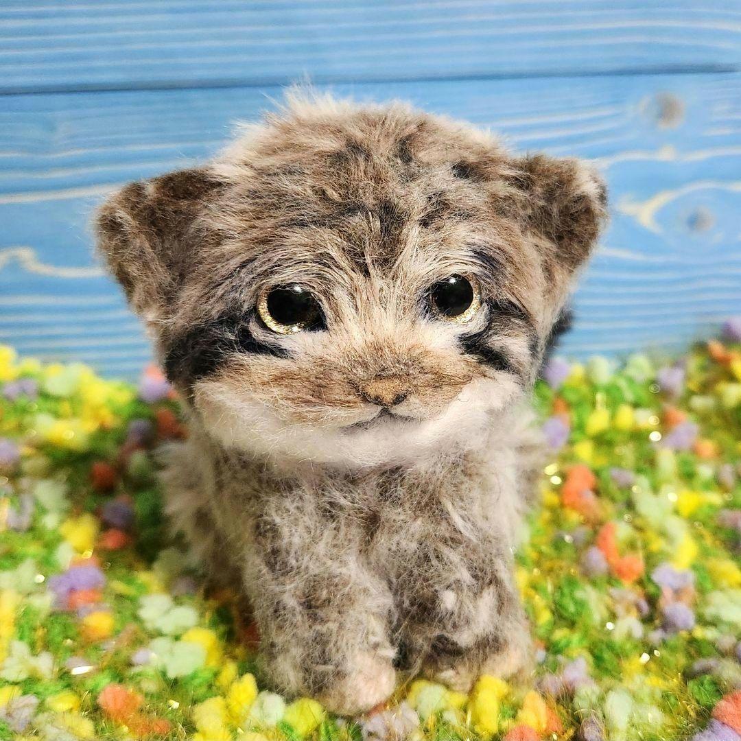 - petit manul - マヌルネコのあみぐるみ 仔猫