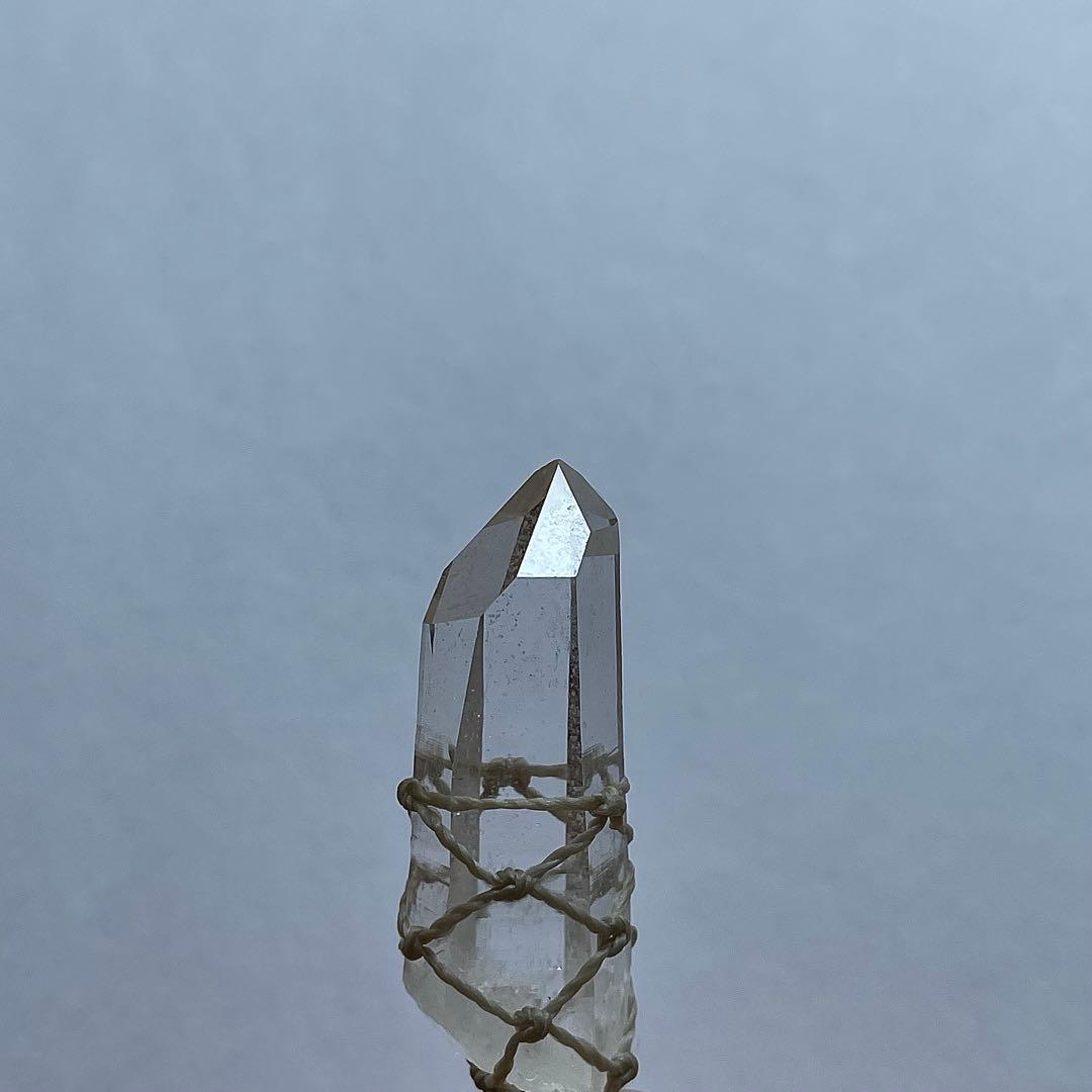 ヒマラヤ水晶 ガネッシュヒマール ＊ マクラメペンダント ネックレス 48