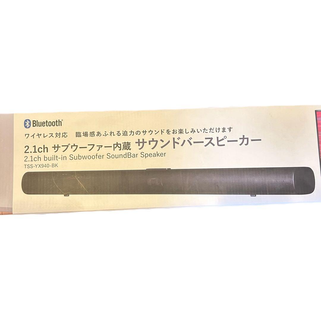 【新品】Bluetooth 2.1ch サウンドバー TSS-YX940D-BK