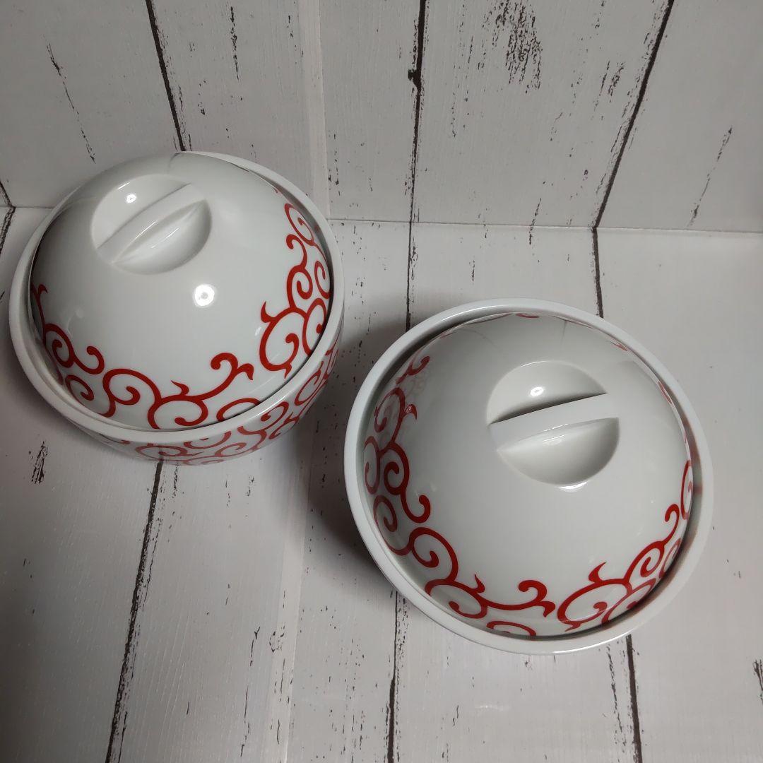 チキンラーメン非売品　唐草　陶器　ラーメン鉢セット
